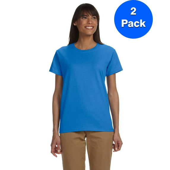 Womens 6.1 oz. Ultra Cotton T-Shirt 2 Pack