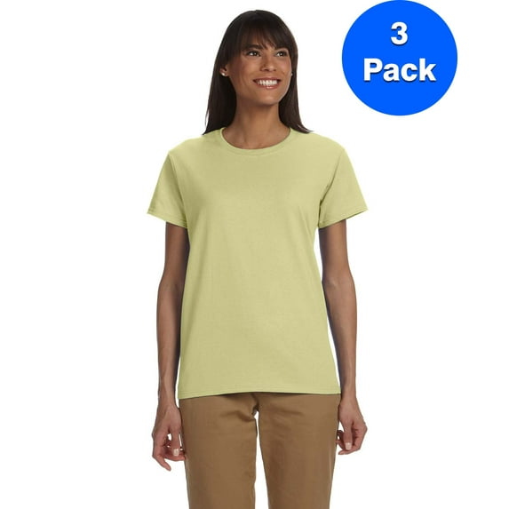 Womens 6.1 oz. Ultra Cotton T-Shirt 3 Pack