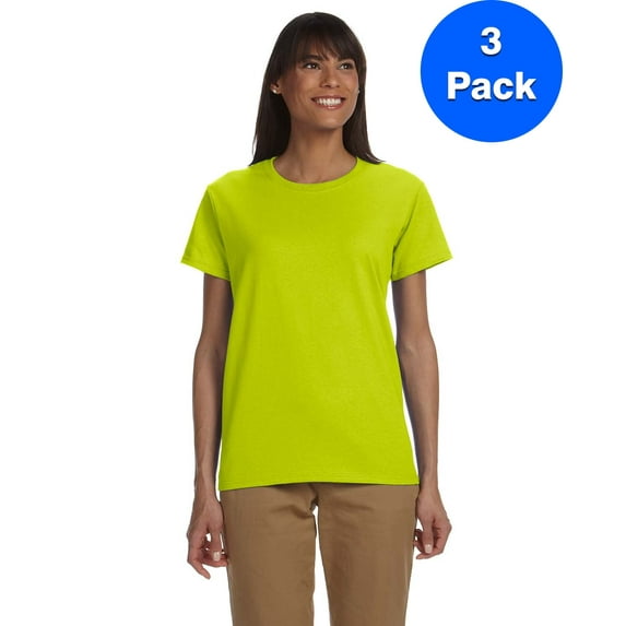 Womens 6.1 oz. Ultra Cotton T-Shirt 3 Pack