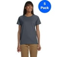 thumbnail image 1 of Womens 6.1 oz. Ultra Cotton T-Shirt 5 Pack, 1 of 2