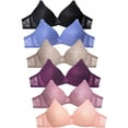 thumbnail image 1 of Womens 6 Pack of Everyday No Wire Full Cup Bra 4451LN, 38B, 1 of 2