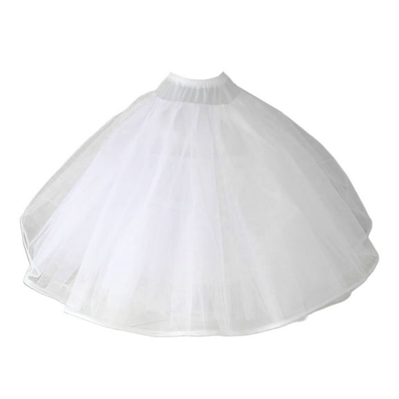 Womens 8 Layers Tulle Ball Gown Bridal Wedding Dress Petticoat with No Rings Eve