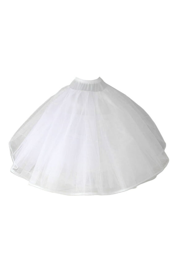Womens 8 Layers Tulle Ball Gown Bridal Wedding Dress Petticoat with No Rings Eve