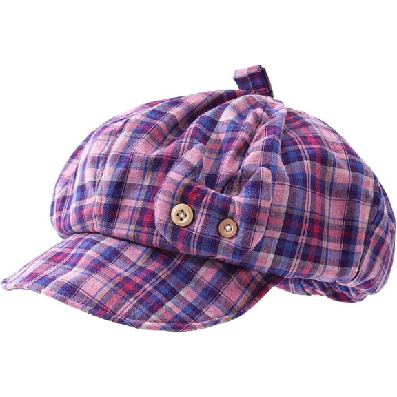 Womens 8 Panels Newsboy Hat Bakerboy Beret Hats Vintage Cabbie Ivy Hat Artist Hats Octagonal Cap for Women Girl