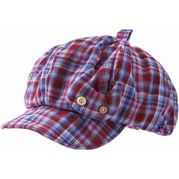 Womens 8 Panels Newsboy Hat Bakerboy Beret Hats Vintage Cabbie Ivy Hat Artist Hats Octagonal Cap for Women Girl