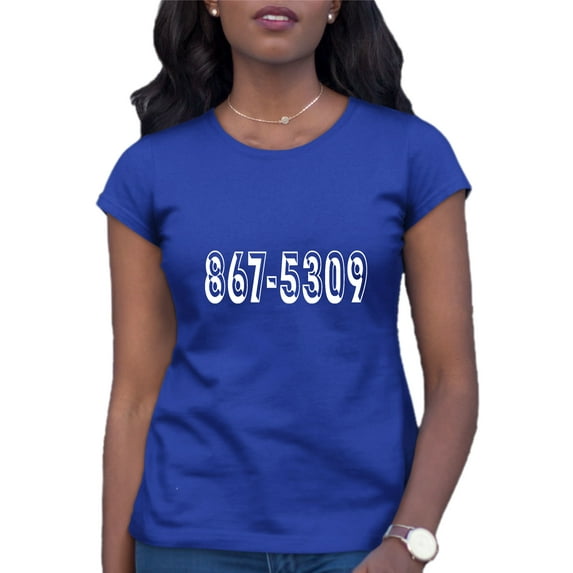 Womens 8675309 Funny Retro 80's T-Shirt