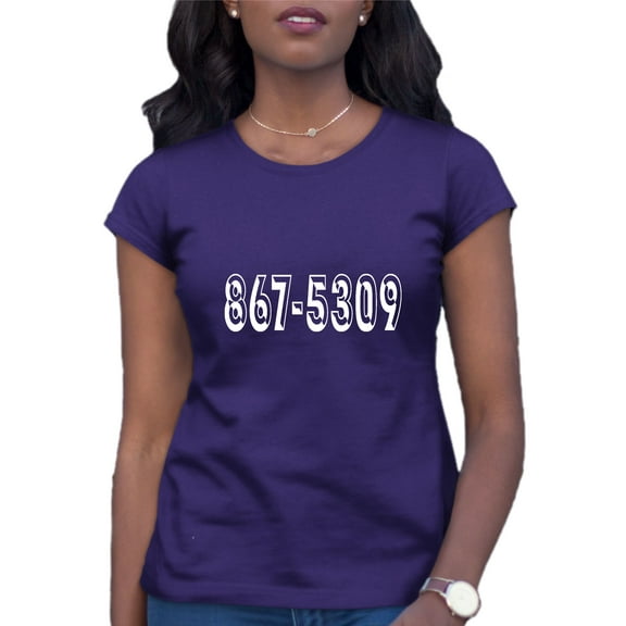 Womens 8675309 Funny Retro 80's T-Shirt