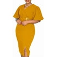 thumbnail image 1 of Womens 950S Vintage Church Office Party Dress Church Bodycon Midi Pencil Dress, 1 of 8
