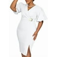thumbnail image 1 of Womens 950S Vintage Church Office Party Dress Church Bodycon Midi Pencil Dress, 1 of 8