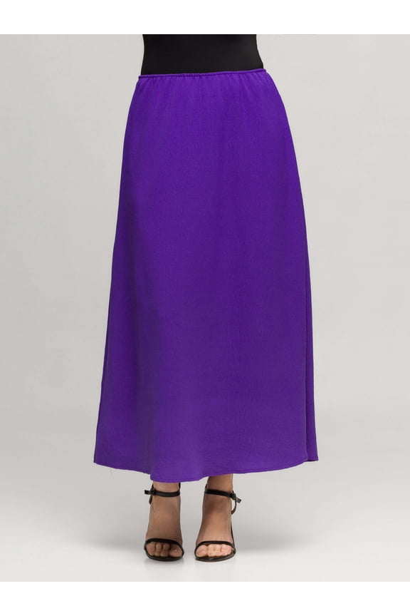Womens A-Line Maxi Skirt