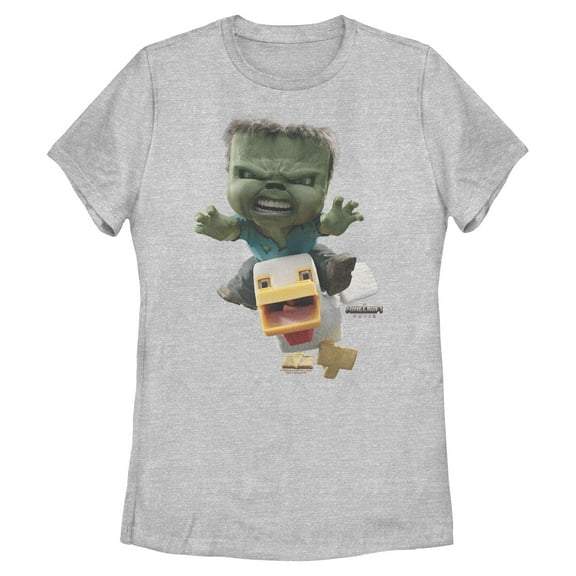 Womens A Minecraft Movie Chicken Jockey T Shirt