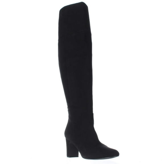 Womens A35 Harrley Over-The-Knee Boots, Black