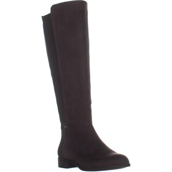 Womens A35 Pippaa Knee High Boots, Anthracite, 8 US