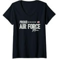thumbnail image 1 of Womens ABU Proud Air Force Mom V-Neck T-Shirt, 1 of 3