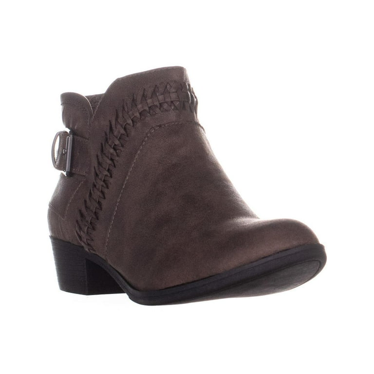 Womens AR35 Audra Zip Up Ankle Boots Taupe Walmart