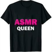 Womens ASMR Queen T Shirt T-Shirt Black