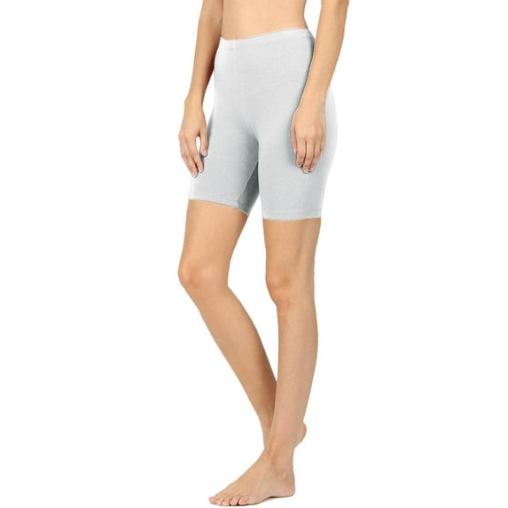 Womens Active Running Cotton Biker Shorts