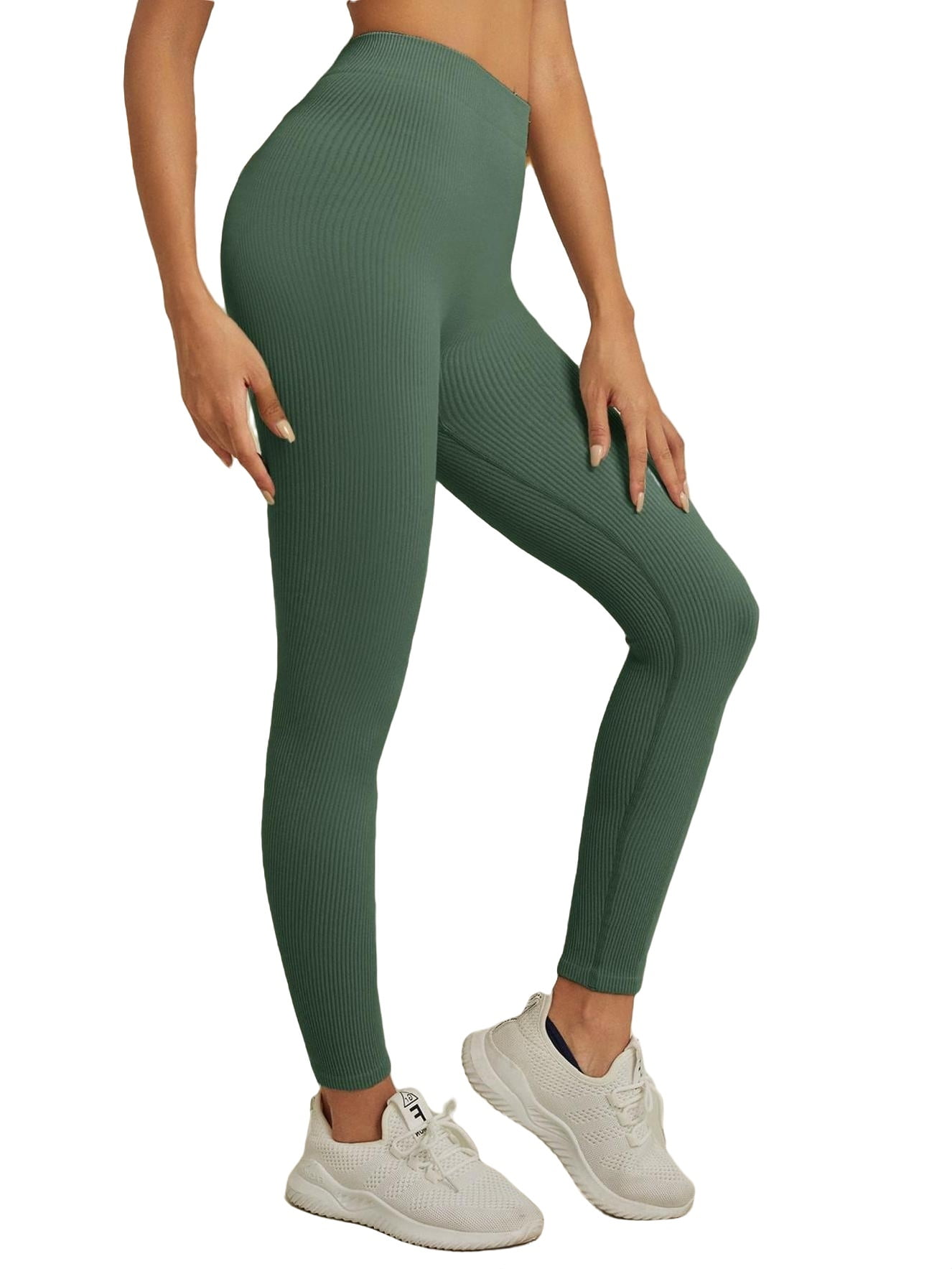Army green deals athletic leggings