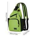 thumbnail image 1 of Womens Adjustable Crossbody Bag Convertible Chest Shoulder Bag with Multiple Pockets, 1 of 9