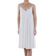thumbnail image 1 of Womens Adjustable Spaghetti Strap Flowy With Lace Applique Party Dress, 1 of 6
