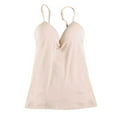 thumbnail image 1 of Womens Adjustable Strap Built Tank Tops Camisole Skin Color, 1 of 8