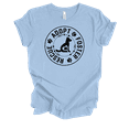 thumbnail image 1 of Womens Adopt Foster Rescue Paw Print Circle Unisex Short Sleeve T-Shirt Graphic Tee-Baby Blue-xl, 1 of 1