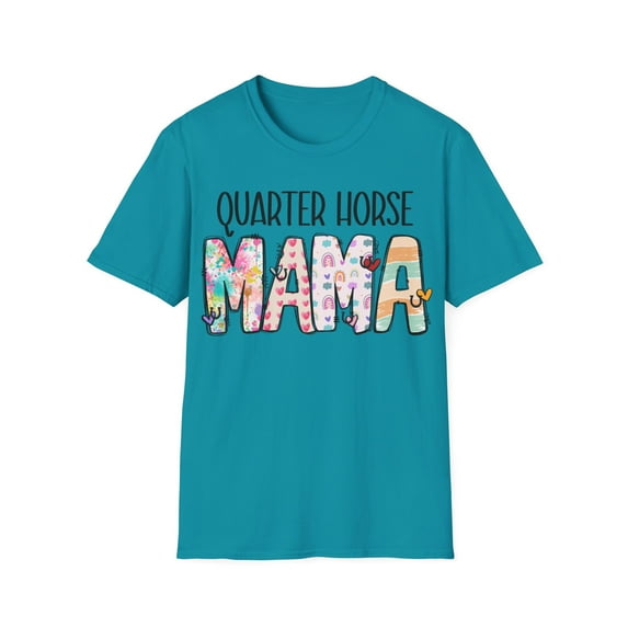 Womens Adult Quarter Horse Mama t-Shirt, Quarter Horse Show Mom t-Shirt