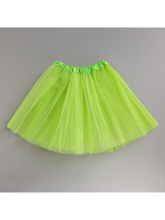 Womens Adult Tutu Skirt Tulle Dance Skirt Short Ballet Skirt Solid Color Full Shape