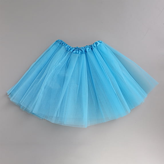 Womens Adult Tutu Skirt Tulle Dance Skirt Short Ballet Skirt Solid Color Full Shape