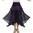 thumbnail image 1 of Womens Adults Circle Ballroom Waltz Paso Doble Flamenco Modern Long Dance Skirts, 1 of 3