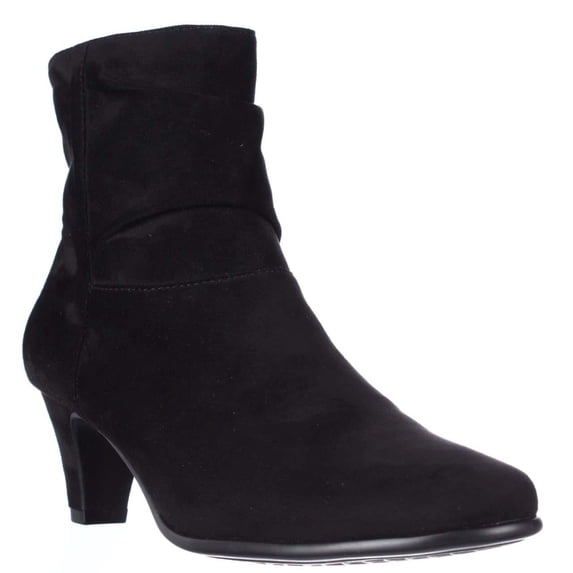 Womens Aerosoles Red Light Casual Ankle Boots - Black