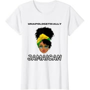 Womens Afro Women Jamaican Roots Reggae Jamaica Pride Reggae T-Shirt