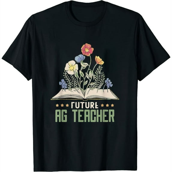 Womens Ag Teacher Future Farmer Agriculture Teacher T-Shirt Black Large