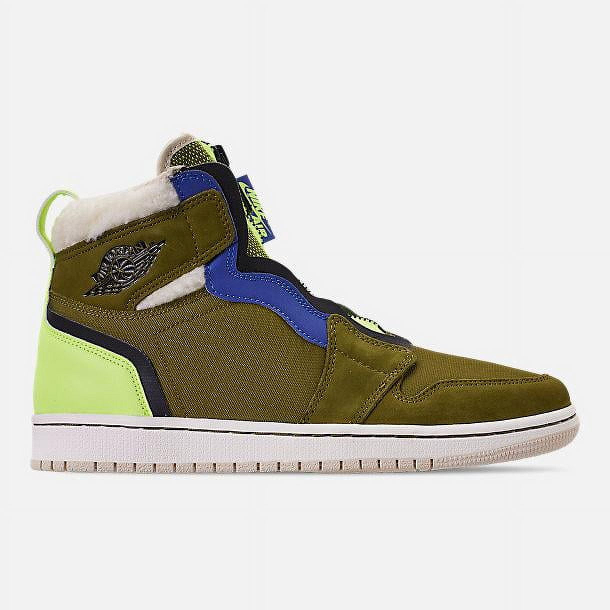Womens Air Jordan 1 Retro High Zip Utility Pack Olive Flak Black