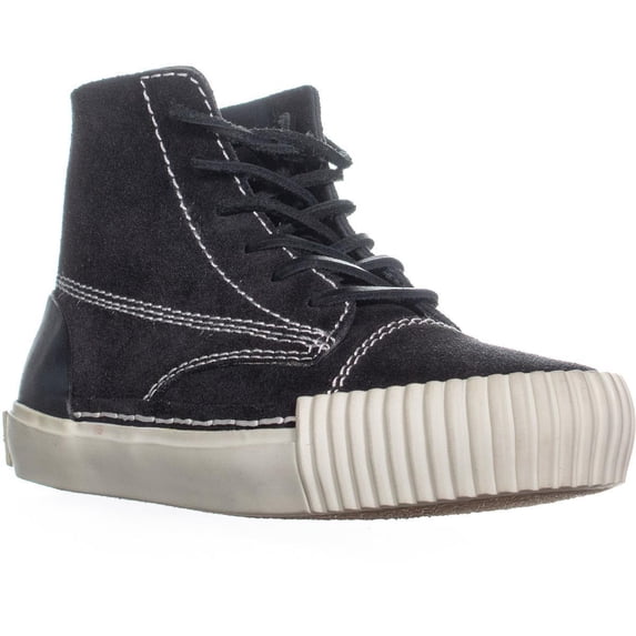 Womens Alexander Wang Perry Lace Up High Top Sneakers, Black