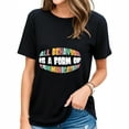 thumbnail image 1 of Womens All Behavior Is A Form Of Communication T-Shirt Black, 1 of 5