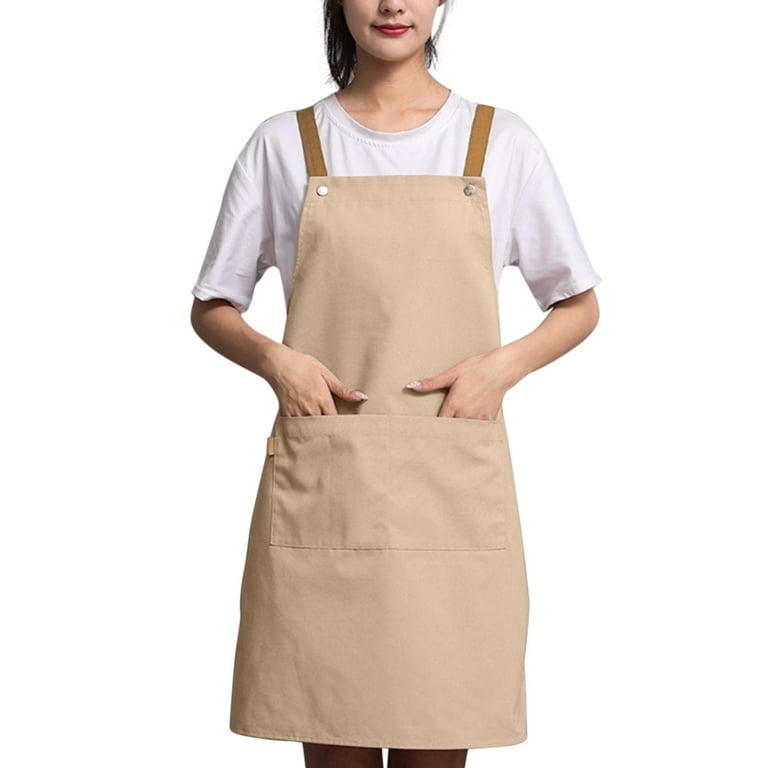 Apron - Wife Mom Boss, Kitchen Apron with Three-section Pocket