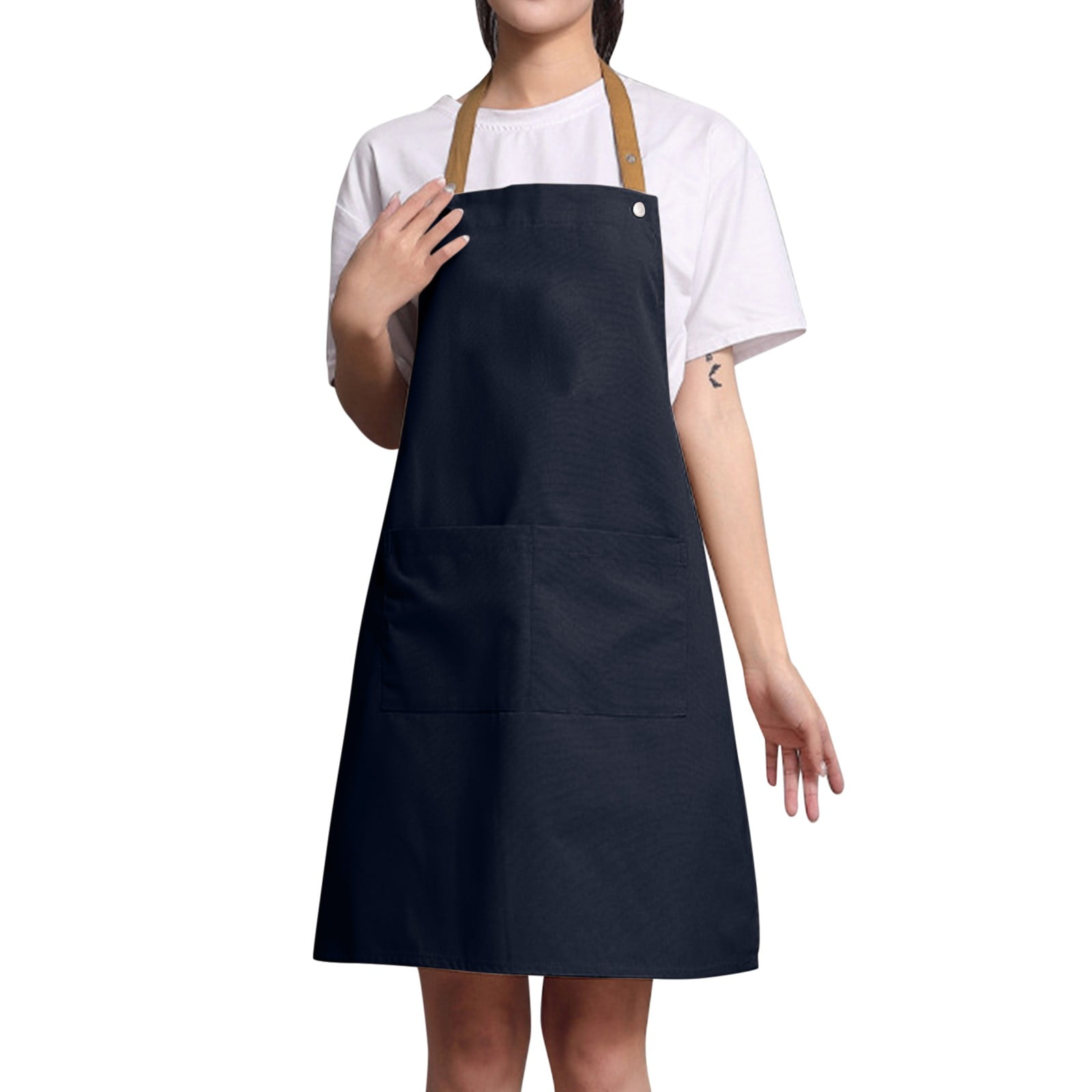 Women Men Waterproof Kitchen Bib Aprons Dress Chef BBQ Cooking Baking  Restaurant | eBay