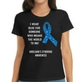 thumbnail image 1 of Womens Angelman Syndrome Awareness T-Shirt Black 2XL, 1 of 5