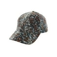 thumbnail image 1 of Womens Animal Print Sparkle Fabric Cap - Brown, 1 of 1