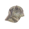 thumbnail image 1 of Womens Animal Print Sparkle Fabric Cap - Light Brown, 1 of 1