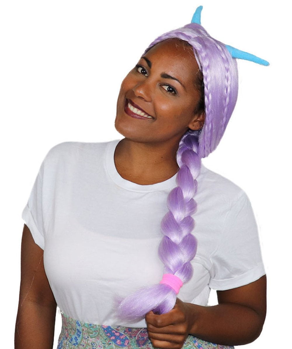 Womens Aqua Fairy Wig 