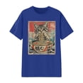 thumbnail image 1 of Womens Anime Cat Ramen Graphic T-Shirts Japanese Funny Graphic Short Sleeve Tees Kawaii Cat Anime Gifts Tops, 1 of 3