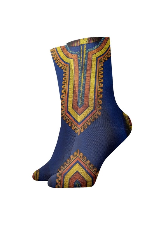 Womens Ankle Quarter Socks African Dashiki Tribal Mens Printed Crew Socks