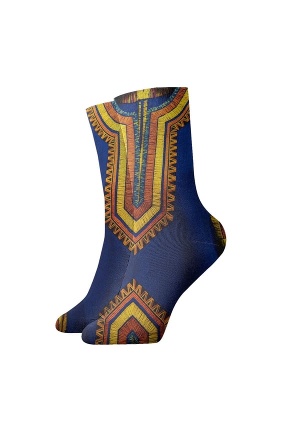 Womens Ankle Quarter Socks African Dashiki Tribal Mens Printed Crew Socks