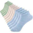thumbnail image 1 of Womens Ankle Socks Athletic Running Low Cut Socks With Tab 6 Pairs, 1 of 6