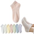 thumbnail image 1 of Womens Ankle Socks Ultra Thin Breathable Dry Fit Low Cut Athletic Socks,Pink, 1 of 6
