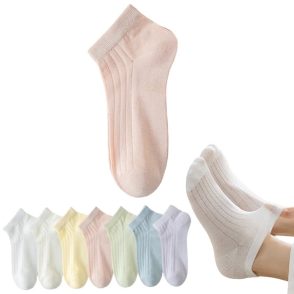 Womens Ankle Socks Ultra Thin Breathable Dry Fit Low Cut Athletic Socks,Pink