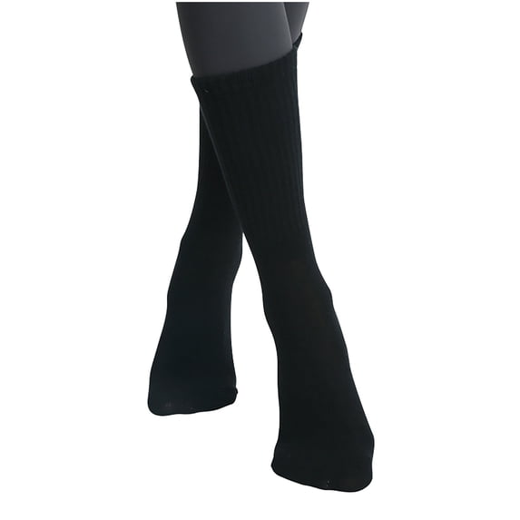 Womens Ankle Socks Womens Comfortable Crew Socks, Stretchy Casual Mid Socks for Daily Sports Black One Size