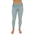 thumbnail image 1 of Womens Ankle Zip Yoga Leggings, Grey - Small, 1 of 1